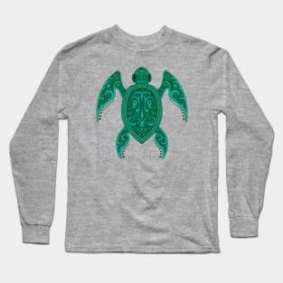 Fancy Sea Turtle Long Sleeve T-Shirt